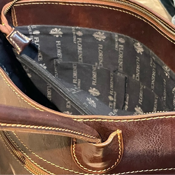 Florence Italy leather handbag vintage - Picture 14 of 16